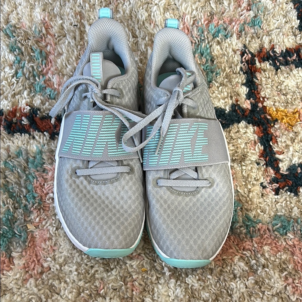 Nike Gray and Blue Shoes